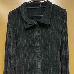 Tim3 Warp button up sweater